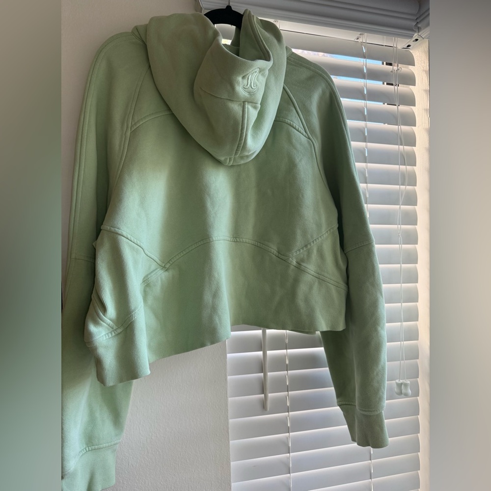 Lululemon Scuba Oversized Half-Zip Hoodie Creamy Mint - Picture 5 of 7